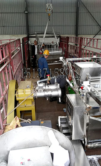 全自動米線機裝車發貨